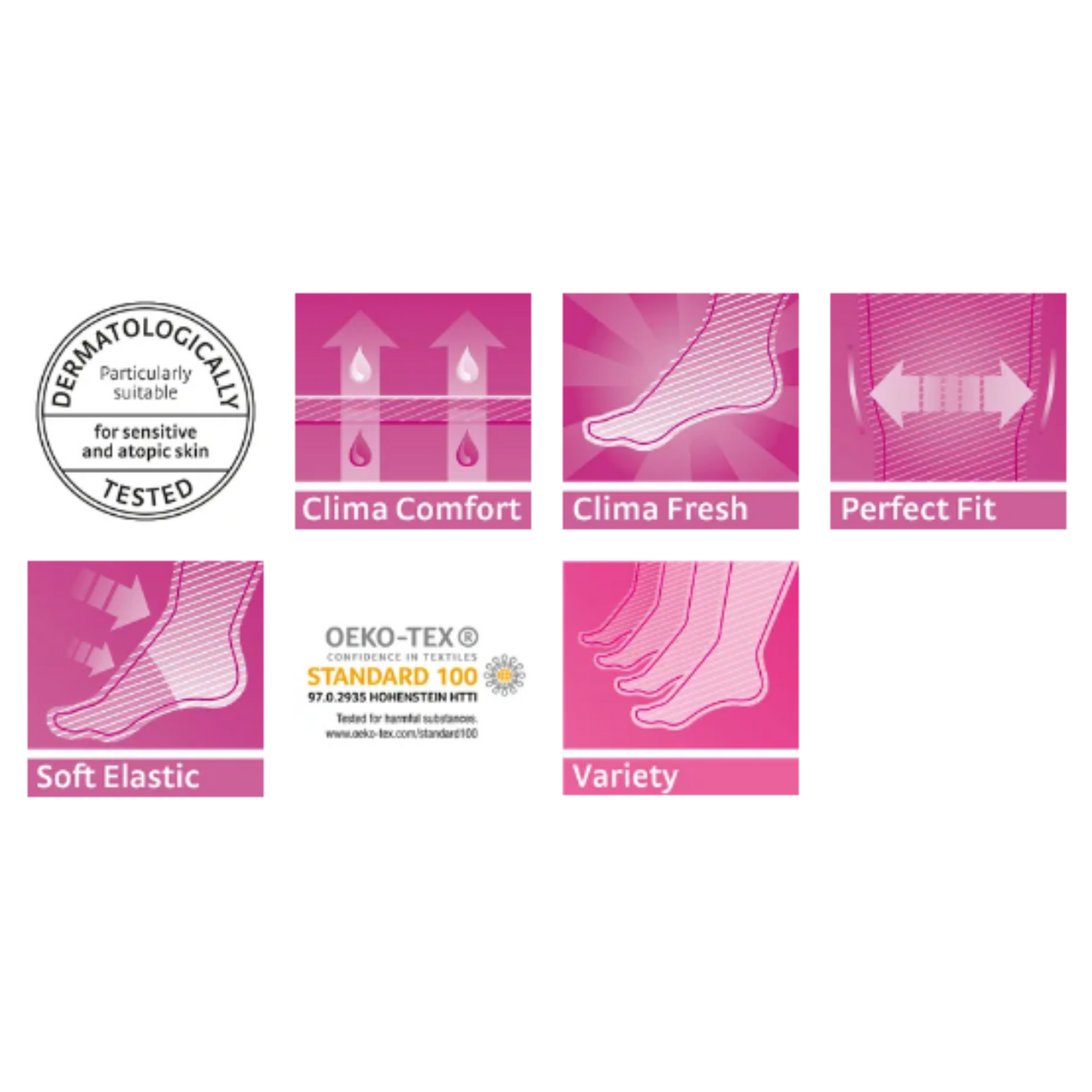 mediven Elegance light compression pantyhose (A-T) closed toe