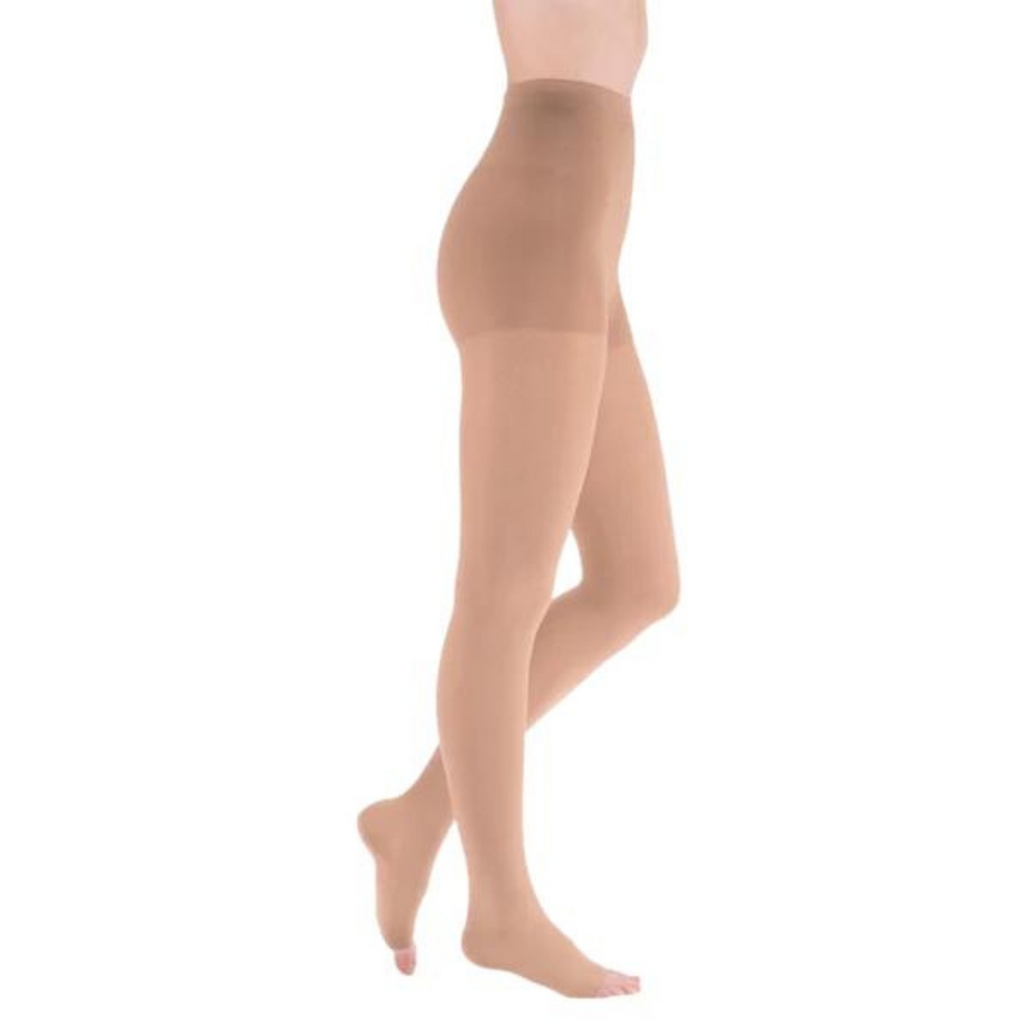 mediven Comfort extra-soft & comfortable compression pantyhose (A-T) open toe