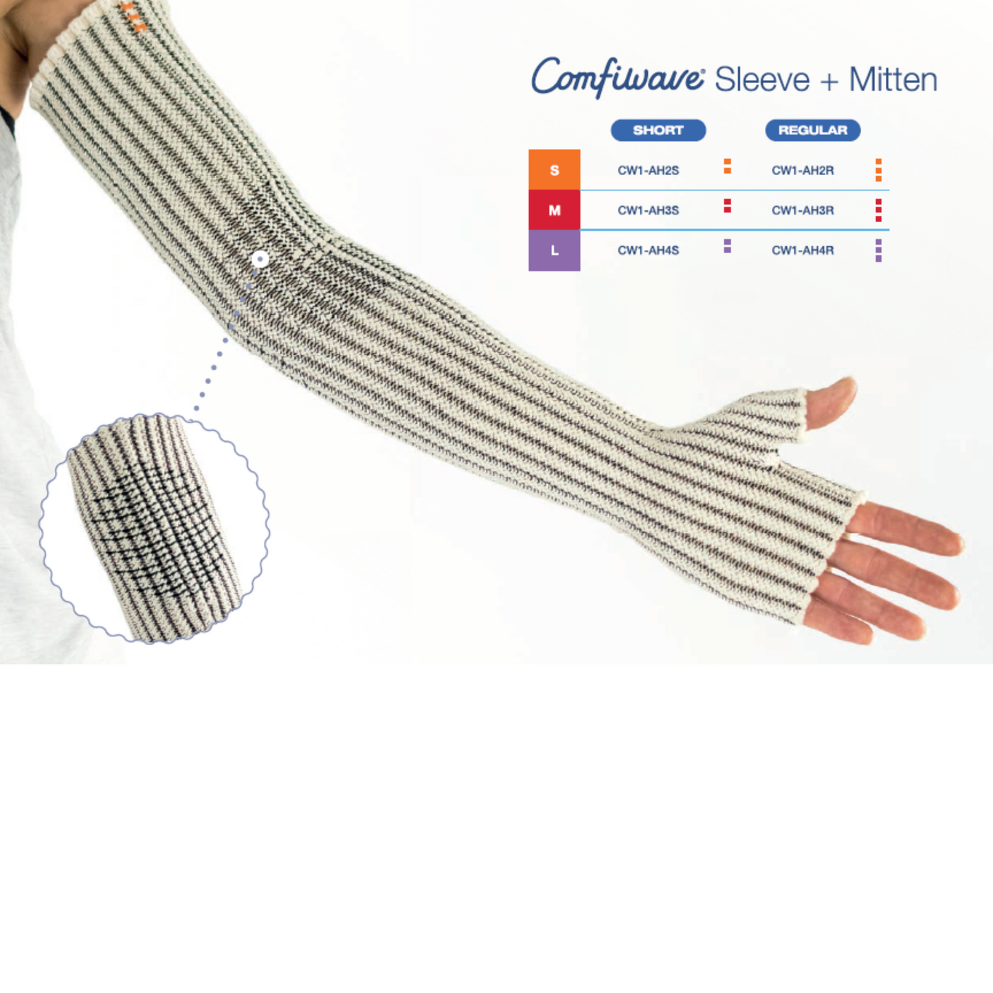 Comfiwave Full-Length Night-Time Compression Sleeve & Mitten