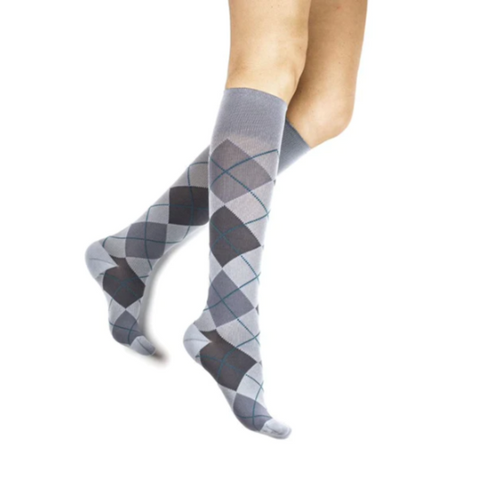 Rejuva Light Compression Fashion Socks - Argyle