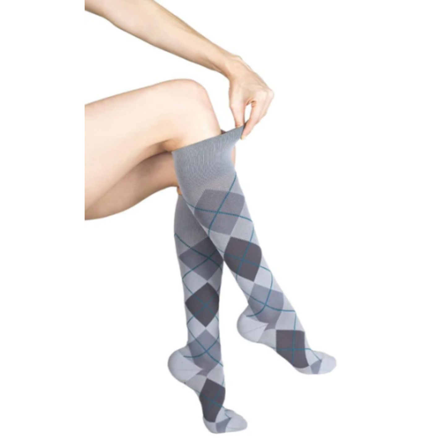 Rejuva Light Compression Fashion Socks - Argyle