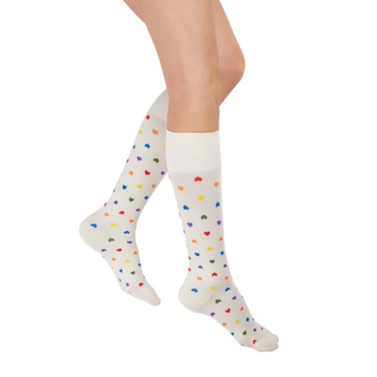 Rejuva Light Compression Fashion Socks - Hearts