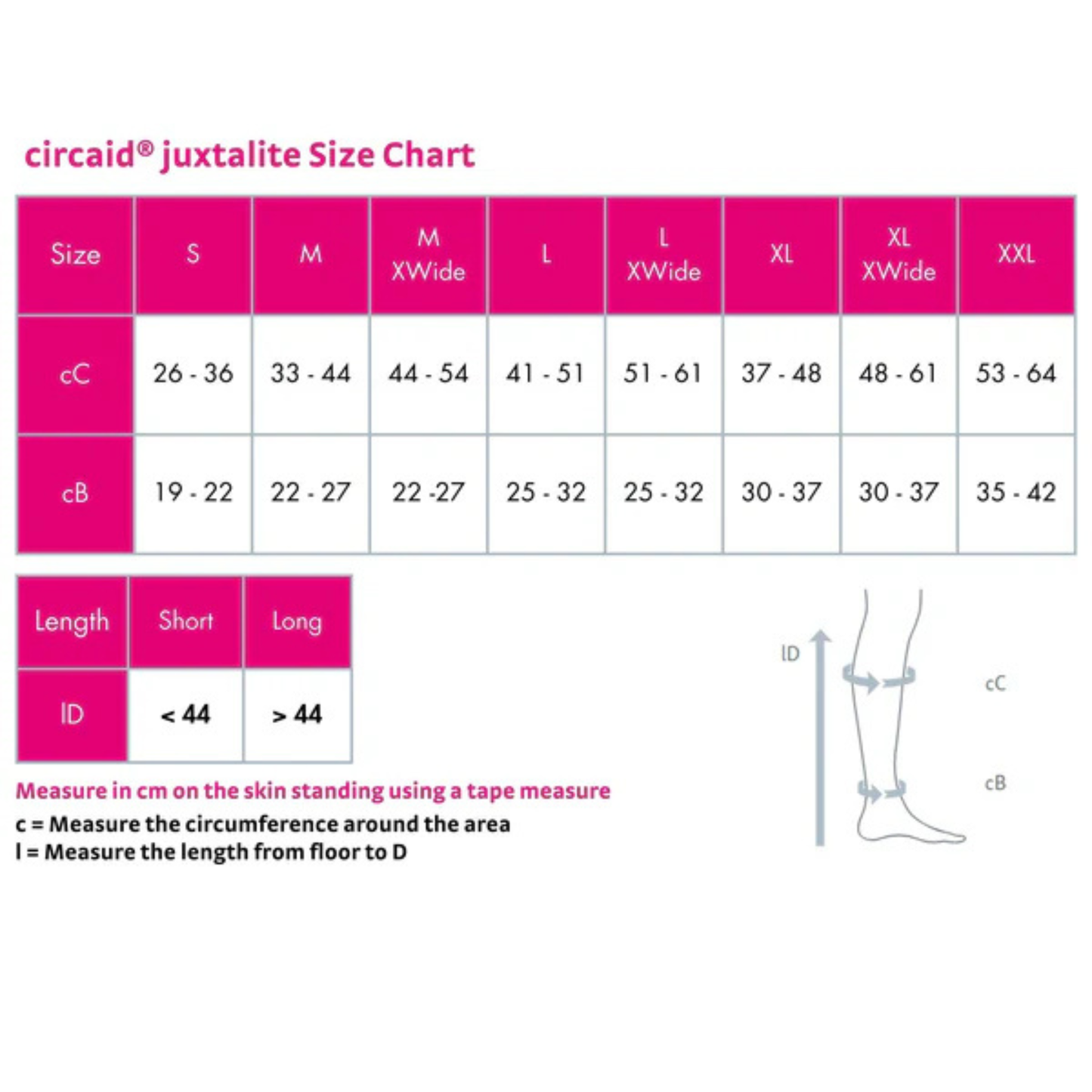 circaid juxtalite Adjustable Lower Leg Wraps (B-D) with Compressive Anklet (20-50 mmHg)