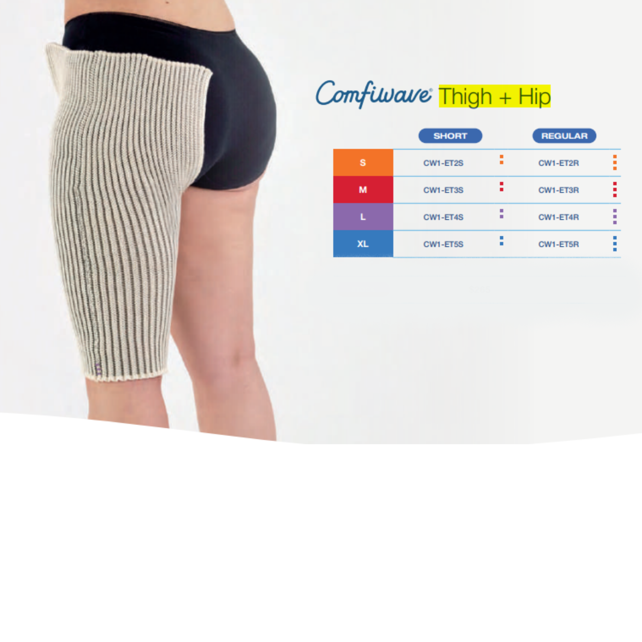 Comfiwave HipnThigh Night-Time Compression Garment – Lymph Drainage ...