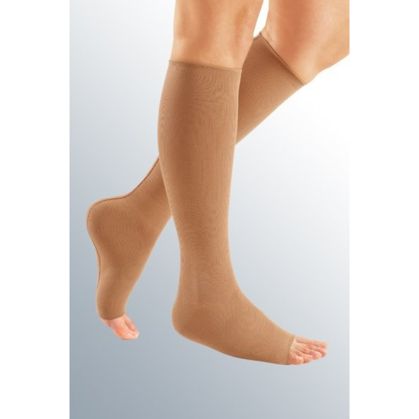 mediven 550 strong flat knit compression stockings knee-high (A-D) open toe