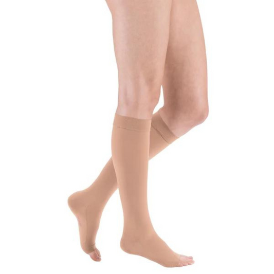 mediven Comfort extra-soft knee-high compression stockings (A-D) open toe