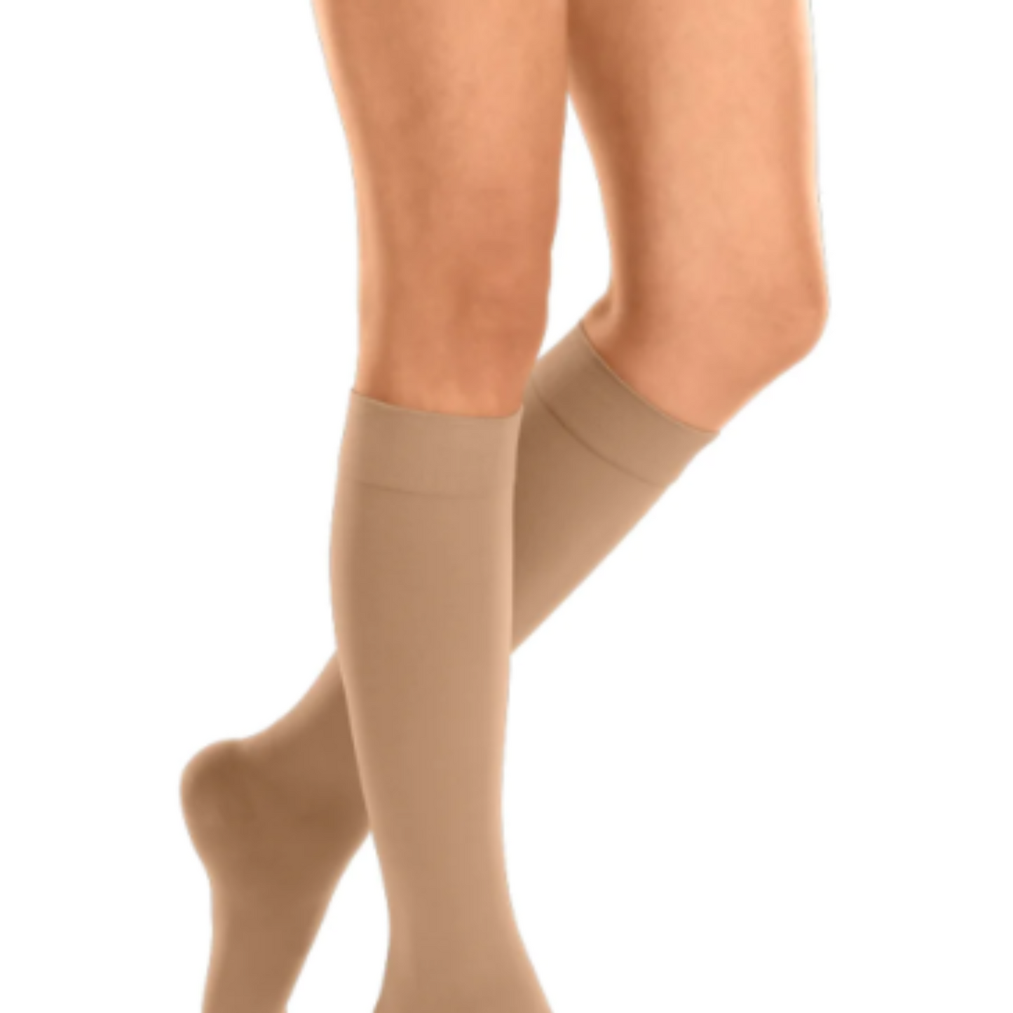 mediven Cotton knee-high compression stockings ECO friendly (A-D) open toe