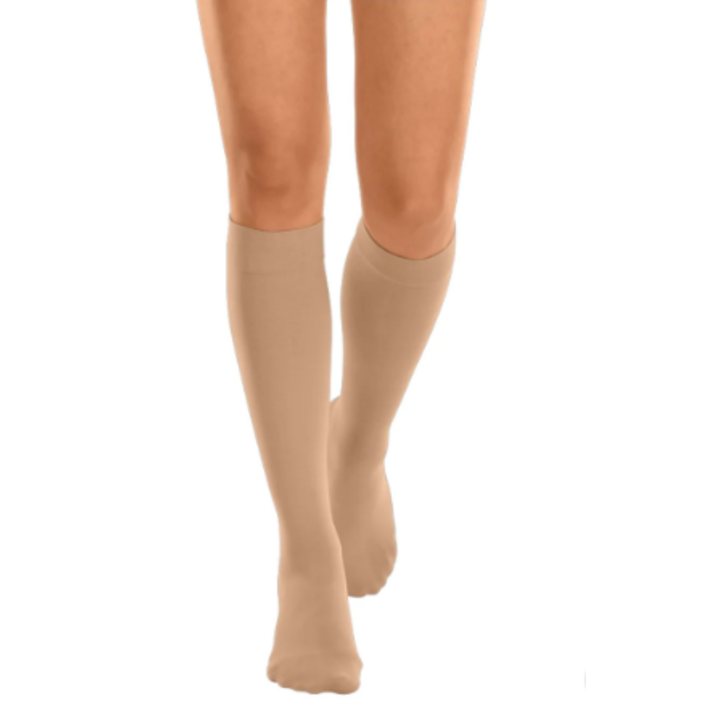 mediven Cotton knee-high compression stockings ECO friendly (A-D) closed toe