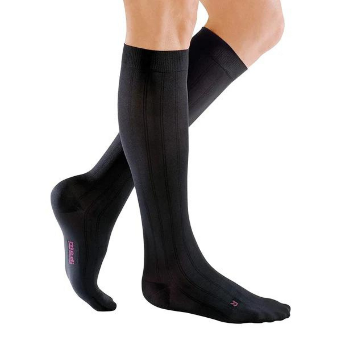 mediven For Men elegant compression dress socks knee-high (A-D) closed toe