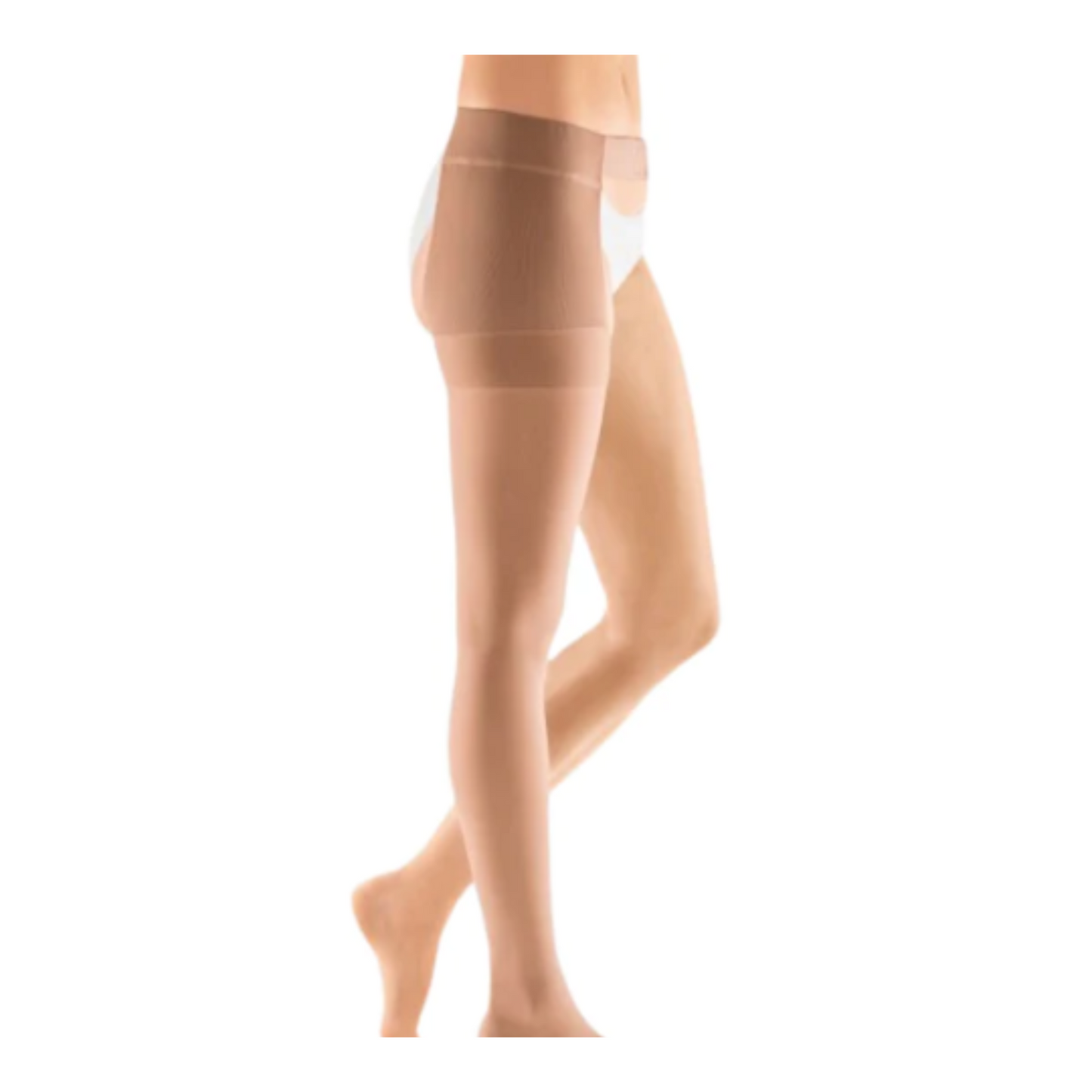 mediven Plus single-sided Compression Stocking + Waist Attachment Closed Toe