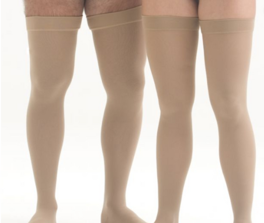 mediven Plus reliable compression stockings Thigh High (A-G) closed toe